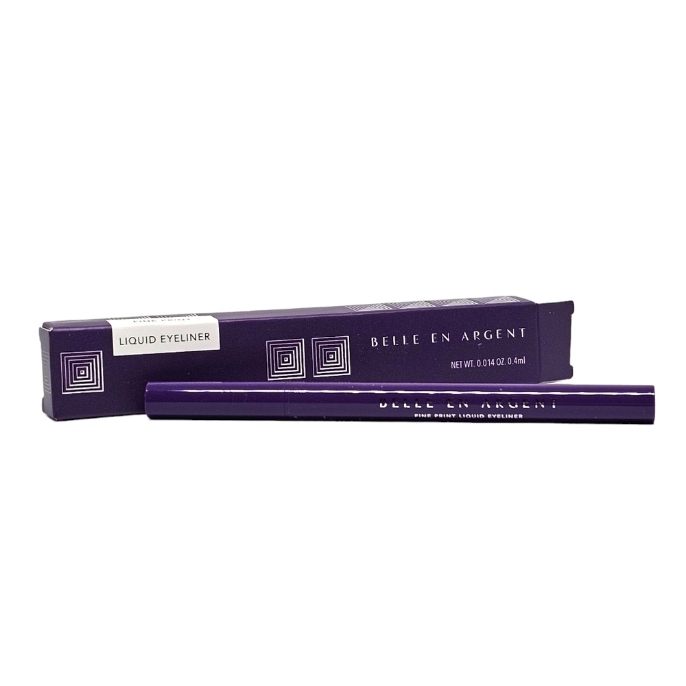 Belle En Argent Fine Print Liquid Liner in Black BNIB